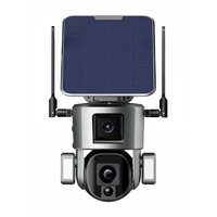 WZ-Y5 4G 4K Caméra CCTV à énergie solaire 4G Zoom 10x Carte Sim réseau Caméra de sécurité domestique