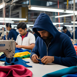 Custom <b>Full</b> <b>Zip</b> up Hoodie for Men and Women OEM/ODM Factory Winter Cotton or Fleece <b>Sweatshirts</b> - Product Image 1