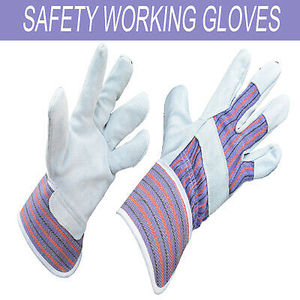 Gants de travail d'hiver de haute qualité 707 4343 cuir de vache fendu anti-coupures anti-dérapant anti-chocs Anti-chaleur gants de travail de sécurité - Product Image 2
