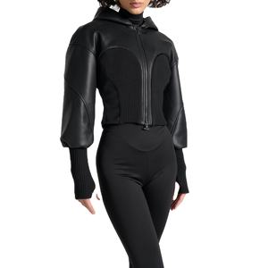 Chaqueta de Cuero Genuino para Mujer, Superventas de Invierno, Hecha a Medida, con Capucha, Estilo Contorneado, a Precio Razonable 2026 - Product Image 2