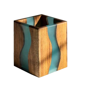 Porte-stylo en métal de dernière conception avec support et support fini noir à texture antique - Product Image 2