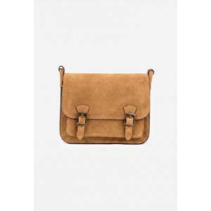 Borsa a tracolla da donna in camoscio italiano - Art. 25391" - Product Image 4