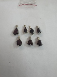 Gargantilla de Plata de Ley 925 Chapada en Oro de 18K con Piedra de Granate Natural, Regalo de Aniversario, Unisex, Venta al por Mayor, Estilo Hindú - Product Image 5