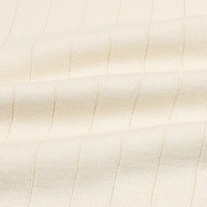 Polo de Punto Trenzado Blanco para Hombre, Prenda de Punto de Algodón Premium, Manga Corta, Texturizado, Corte Clásico, Ropa Casual Elegante - Product Image 4