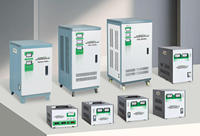 Régulateur de tension AC monophasé en cuivre haute précision 3kVA 220V, sortie industrielle, entièrement automatique, affichage numérique