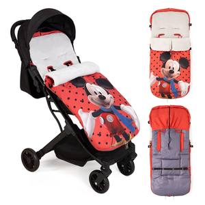 Poussette imperméable universelle 46x105 CMS en polaire corail Mod. Accessoire Mickey - Product Image 1