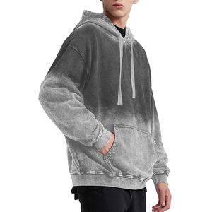 Nouveaux sweats à capuche délavés à l'acide sans bordure inférieure, sweat à capuche streetwear pour homme, sweat à capuche vintage délavé pour homme, sweat à capuche en coton mélangé 2026 - Product Image 3