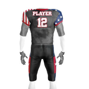 Conjunto de Uniformes de Fútbol Americano de Alta Calidad para Jóvenes, Nombre Personalizado, Logotipo y Color, Conjunto de Uniformes de Fútbol Americano - Product Image 5