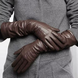 Leather <b>Gloves</b> Men's Women Premium Quality Comfortable Style <b>Dress</b> <b>Gloves</b> Outdoor <b>Gloves</b> Perfect Everyday uses for winter season - Product Image 1