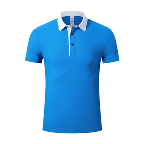 Vente en gros de T-shirts de golf personnalisés pour femmes et hommes, 100% coton, couleur unie, tricotés, style streetwear, avec logo, séchage rapide, technique sombre - Product Image 5