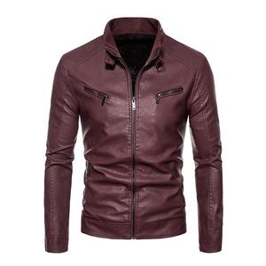 Nouvelle veste de baseball en cuir pour hommes, multi-poches, vente en gros à bas prix, veste de luxe pour hommes - Product Image 3
