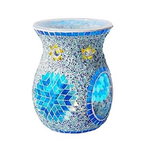 เตาอโรมาเธอราปีแก้วโมเสครูปดอกทานตะวันสำหรับตกแต่งเตาเทียนคลับตะเกียงน้ำมันหอมระเหย - Product Image 6