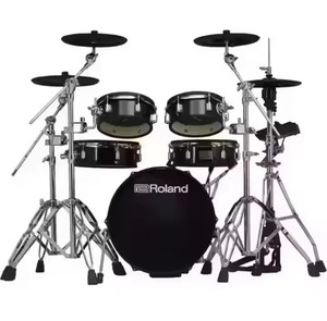 ชุดกลองไฟฟ้า <span class=keywords><strong>Roland</strong></span> V-Drums รุ่น <span class=keywords><strong>TD</strong></span>-<span class=keywords><strong>17KVX</strong></span> สีดำ ชุด 5 ชิ้น พร้อมฉาบและขาตั้ง ผลิตในจีน - Product Image 1