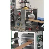 Machine de fabrication de coins de protection en papier kraft en forme de L, populaire en Inde, en Russie, en Turquie et au Mexique, 0 à 40 mètres par minute