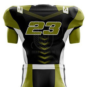 ชุดยูนิฟอร์มอเมริกันฟุตบอลแขนสั้นคุณภาพสูงสั่งทำพิเศษ ระบายอากาศได้ดี สำหรับผู้ชาย คุณภาพสูง เหมาะสำหรับทุกฤดูกาล - Product Image 5