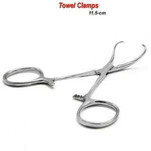 Fórceps de abrazadera de toalla Backhaus 5,25 "| Instrumento quirúrgico de acero inoxidable para uso dental, veterinario y de laboratorio - Product Image 6