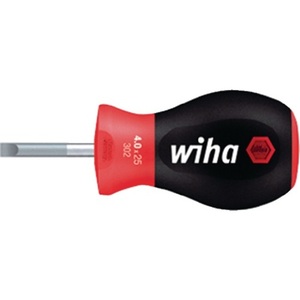 <b>Screwdriver</b> 302 6.5 mm Cutting Width 25 mm Blade Length Multi-Component Handle Round Blade by for WIHA - Product Image 1