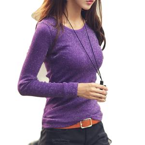 Camiseta de Moda para Mujer, Color Sólido, Diseño Casual, Precio Económico, Venta al Por Mayor, Orientada a la Exportación, Alta Calidad, 100% - Product Image 3