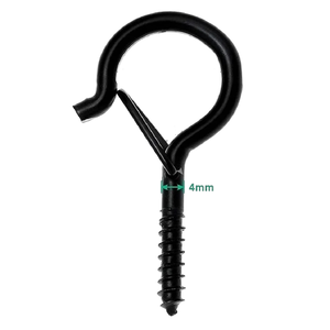 Kitchen Accessorizes Metal Hooks Storage Rack <b>Hanger</b> Household Bathroom <b>Wall</b> Mounted <b>Key</b> Organizer Space Black <b>Wall</b> Mounted Hook - Product Image 1