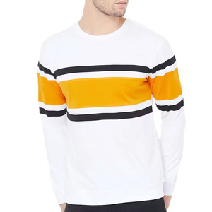 Camiseta Personalizada para Hombre 2026, Cuello Redondo, Manga Larga, 100% Algodón de Punto, Doble Color, Estilo Urbano - Product Image 4