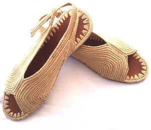 Sandalias de Rafia para Mujer Cómodas Rafia Hechas a Mano, idea de regalo - Product Image 1