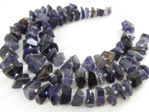 Iolite facettes dégringolade perles pépite à la main 8 pouces brin 8-10MM environ pierres précieuses pour la fabrication de bijoux grossiste fournitures - Product Image 5