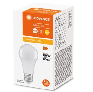 Lampada LED standard con sensore di movimento e crepuscolare, E27 8.8W 2700K 806Lm (Osram 094200) - Product Image 2