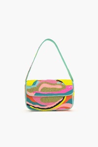 Pochette à bijoux personnalisée en coton classique avec logo perlé, lavable, pour fêtes et réunions de famille, imprimée en sérigraphie, couleurs mélangées - Product Image 3