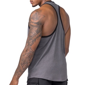 Camiseta sin mangas de alta calidad para entrenamiento, ropa de gimnasio, chaleco de verano, elástico, sin costuras, transpirable, con espalda en Y. - Product Image 3