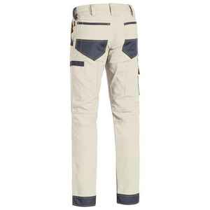 Pantalon de sécurité droit multi-poches pour homme, en coton et élasthanne de haute qualité, décontracté, imperméable, doublure en polaire, broderie - Product Image 5