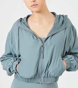 Top Deportivo Transpirable de Manga Larga con Botones y Encaje para Mujer, Talla Grande, con Cierre, para Invierno, para Hacer Ejercicio, Gimnasio, Correr, Yoga - Product Image 5