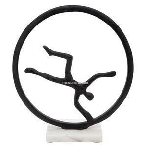 Escultura Decorativa de Aluminio de Tendencia para el Hogar y Hoteles, Escultura para Galerías de Arte, Adorno Interior - Product Image 5