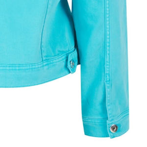 2025 nouveau 100% coton haute qualité bleu couleur vive mode manteau femmes dames Stretch Denim veste doux coton été - Product Image 6