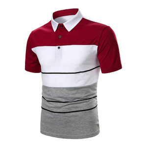 Vente en gros 100% polyester polo de golf logo personnalisé nouveau design manches courtes course sport entraînement t-shirt séchage rapide multi été - Product Image 2