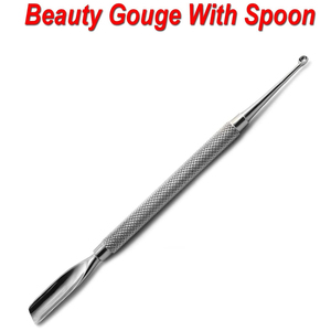 Pousse-cuticules à double usage en acier inoxydable Pousse-cuticules à ongles Beauté durable Manucure Pédicure Soins Tondeuse et lime - Product Image 6