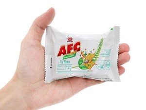 AFC แคร็กเกอร์อาหารเสริมระงับความอยากอาหารซอฟท์ชีสรสเค็มปราศจากน้ำตาลบรรจุในกล่องขาย Mondelez - Product Image 6