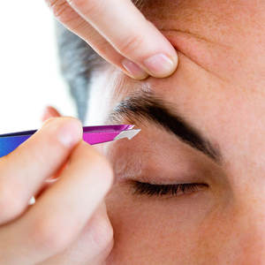 Pinzas para cejas de alta calidad, pinzas sostenibles de acero inoxidable para cejas, pinzas de Color personalizadas, logotipo de oferta, tijeras - Product Image 5