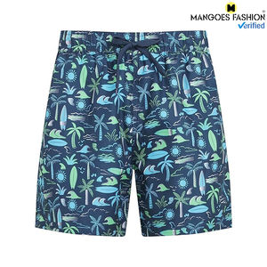 Short de bain homme personnalisable Havana Short confortable et polyvalent de couleur unie Impression personnalisée disponible Tailles régulières étendues - Product Image 3