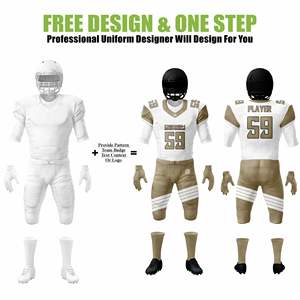 Conjunto de Jersey de fútbol americano personalizado para hombre 2024, Equipo Juvenil transpirable con diseño impreso de alto rendimiento, atuendo de equipo juvenil - Product Image 2