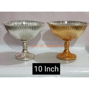 Diseño de tendencia Centro de mesa clásico metálico Artículos de mesa Fiesta de cumpleaños en casa Eventos Mesa decorativa Centro de mesa en la India - Product Image 2