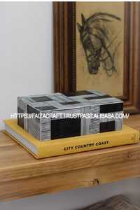 Handmade Resin Inlay Decorative Storage Box Reasonable Price Multipurpose Elegant Look Keepsake Storage Box - Product Image 3