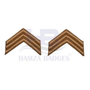 Chevrons d'épaule de sécurité brodés de taille personnalisable épingle de sécurité attachée uniforme sergent rayures équipement de défense personnelle - Product Image 3