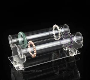 Support de bracelet en acrylique élégant: gardez vos bijoux propres et accessibles tout en améliorant votre solution d'affichage parfaite de décor - Product Image 1