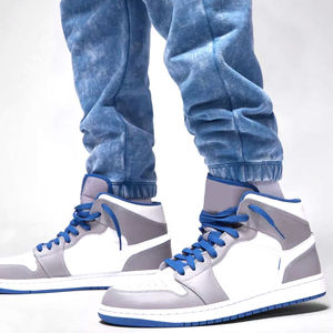 Pantalones de chándal deportivos informales lisos de gran tamaño de cintura alta GSM 400 desgastados personalizados para hombre, pantalones transpirables lavados con ácido, ropa de calle - Product Image 3