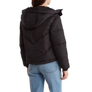 Custom Logo Stand Collar Women Black Bubble Down <b>Coat</b> Clothes Woman Winter Warm Puffer Down Jacket - Product Image 5