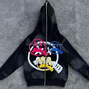 Short de survêtement d'été en deux pièces personnalisé short à capuche imprimé décontracté et respirant pour hommes design zippé intégral - Product Image 3