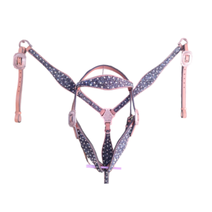 Vente en gros OEM Western Equestrian Argentine Cuir de vache Cheval Headstall et cuirasse Turquoise Pierres précieuses décorées Combo Set - Product Image 2