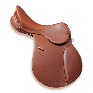 Sillín de doma ligero personalizado para caballo inglés Material de Cordura de estilo occidental con cuero de ajuste SS sin árboles - Product Image 1