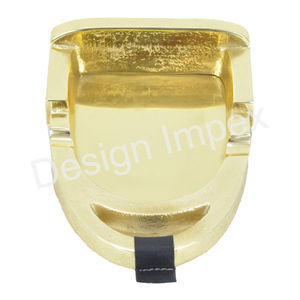 Cenicero decorativo estilo herradura, contenedor de cenizas para cigarros y cigarrillos, ceniceros metálicos para decoración de mesa de oficina - Product Image 5