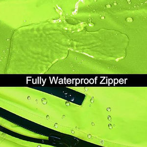 Vestes coupe-vent décontractées en polyester imperméable pour hommes avec impression personnalisée du logo coupe-vent pour le sport veste coupe-vent extérieure - Product Image 4